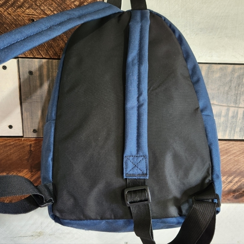 Jansport Navy Blue Small Mini Sporty Youth Kids Backpack - Picture 9 of 12